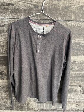 Burnside long sleeve Shirt - Charcoal